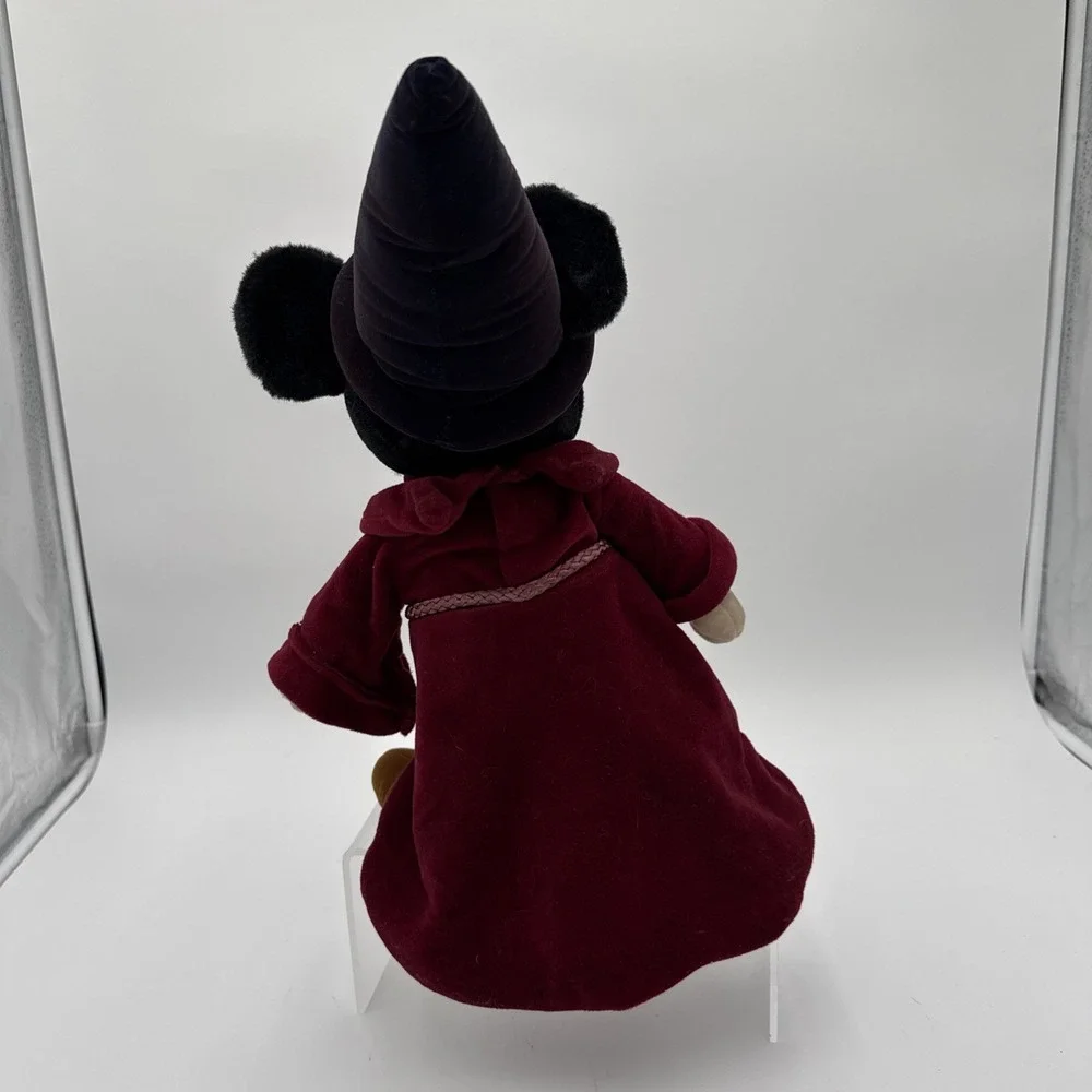Disney Vintage Sorcerer Mickey Mouse Plush Stuffed Animal Toy Collectible‎ 16 In